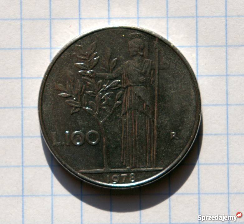 100 LIRÓW 1978 WŁOCHY Numizmatyka Parczew
