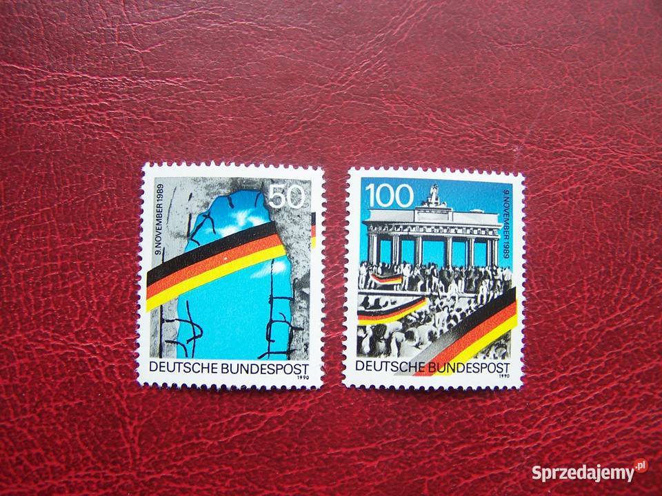 Niemcy 1990 MNH Obalenie muru Zjednoczenie Tychy