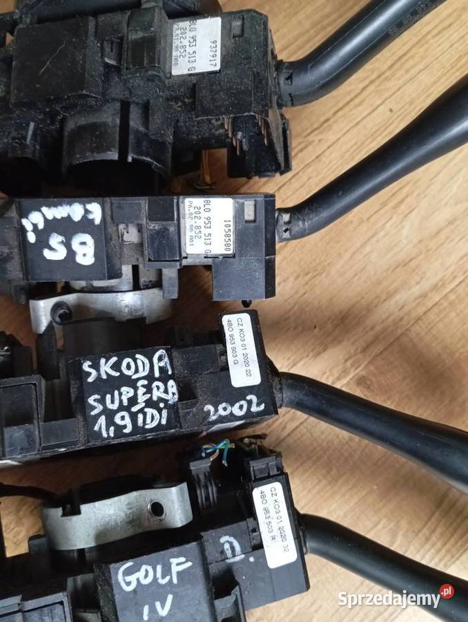 ZESTAW 9 AUDI SEAT VW SKODA PRZEŁĄCZNIK Wrocław