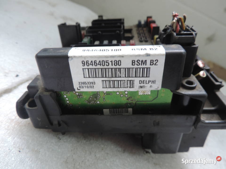 MODUL BSM PEUGEOT 206 307 CITROEN 9646405180 B2 Układ elektryczny małopolskie Nowy Sącz