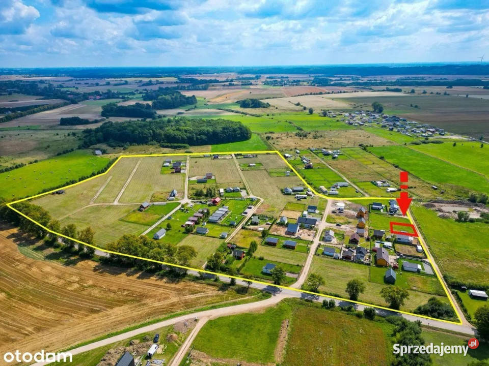 sprzedaży gruntu 307m Rusinowo
