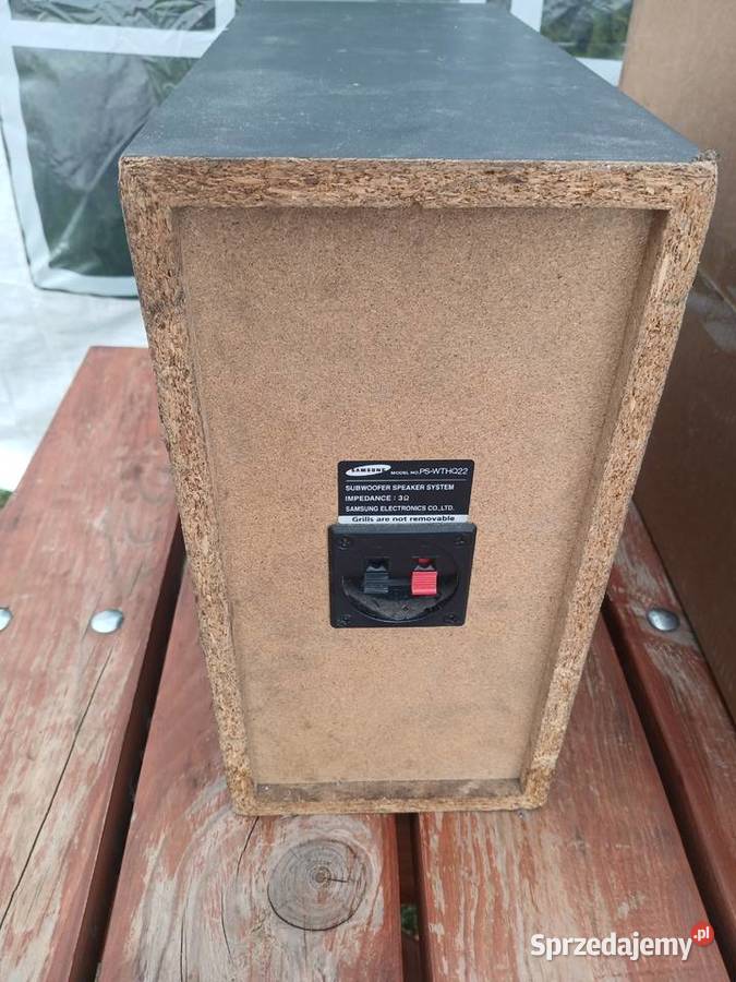 Glosniki subwoofer manualna