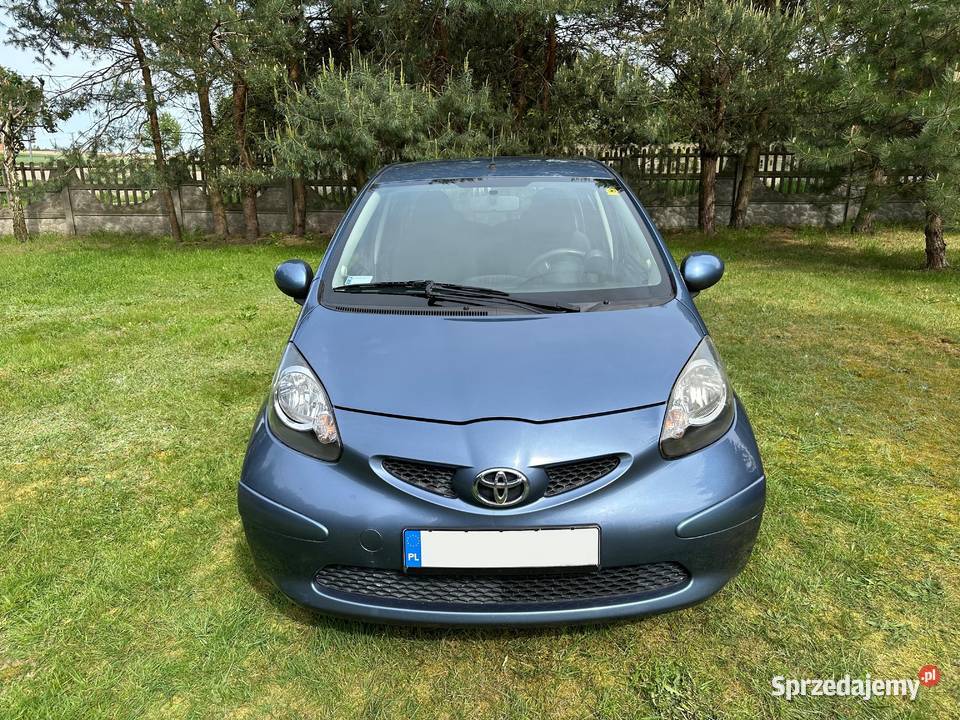 Toyota Aygo 10 Ben 5 drzwiowa klimatyzacja Ładna niebieski