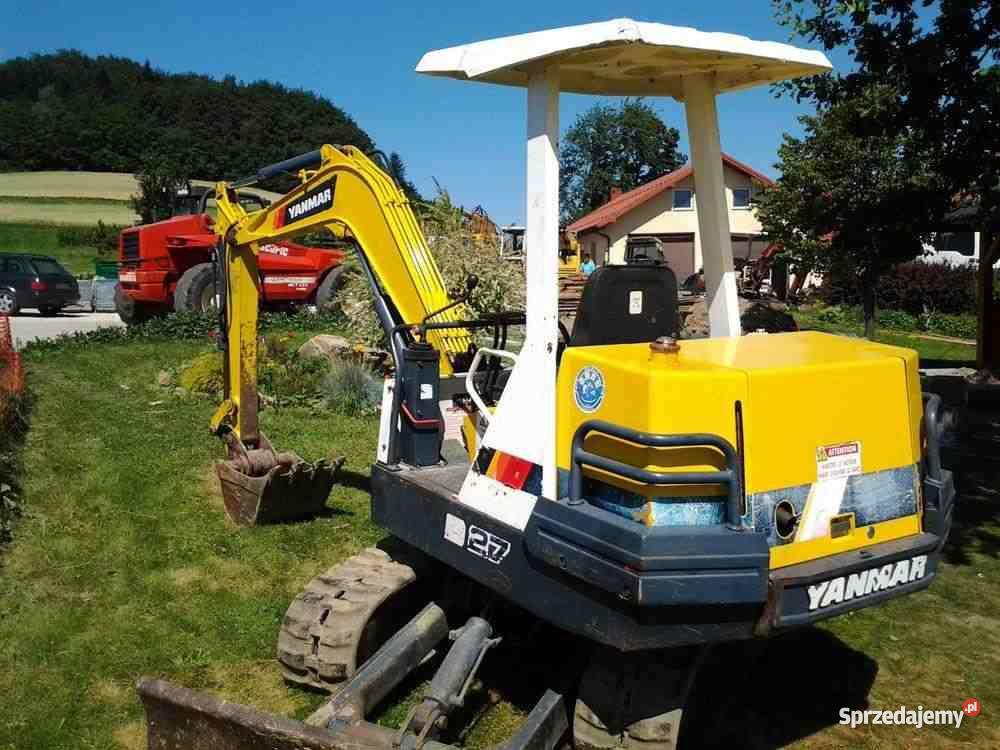 Mini koparka Yanmar B27 Maszyny budowlane Nowy Sącz sprzedam