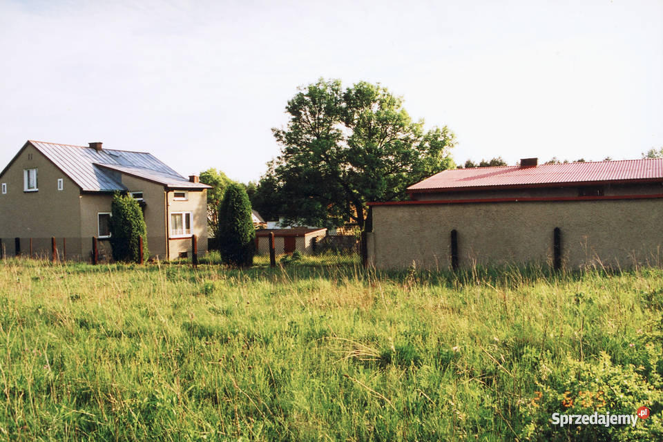DOM DZIAŁKA ZABUDOWANIA GOSPODARCZE Trzebyczka