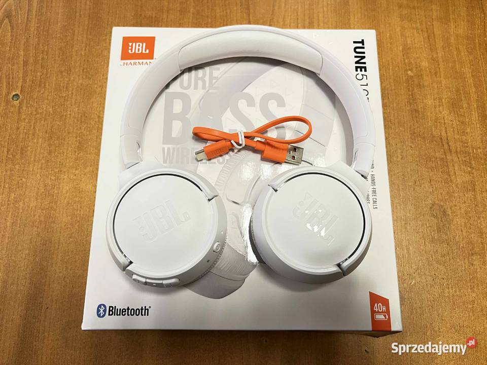 Słuchawki bezprzewodowe nauszne JBL Tune 510BT warmińsko-mazurskie Elbląg