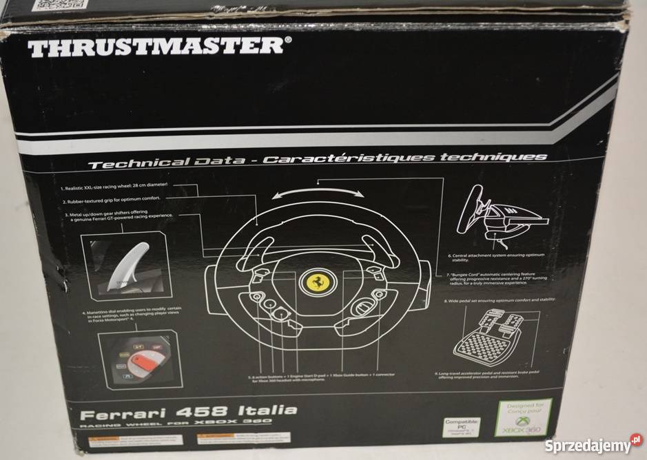 Ferrari 458 Italia THRUSTMASTER Xbox 360 zachodniopomorskie