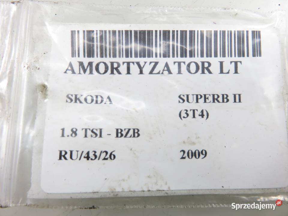 AMORTYZATORY TYŁ SKODA SUPERB II 18 TSI 311346 osobowe