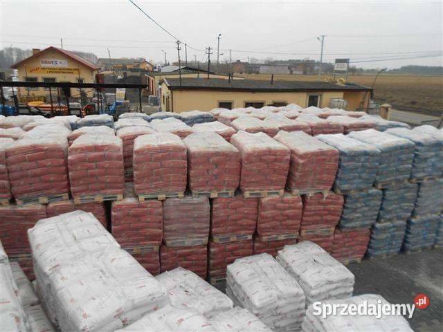 Cement CEMEX 425R czerwony netto 580 Będków sprzedam