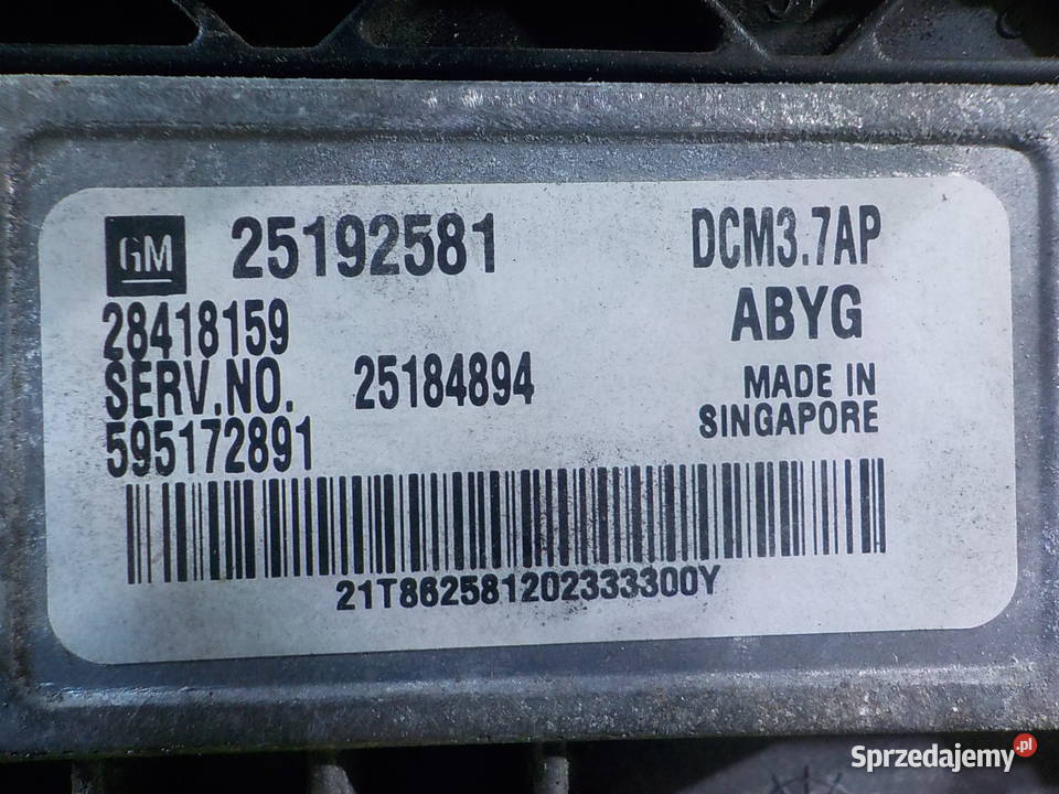 OPEL ANTARA LIFT 22 CDTI 14r 5D sterownik osobowe mazowieckie Suków sprzedam