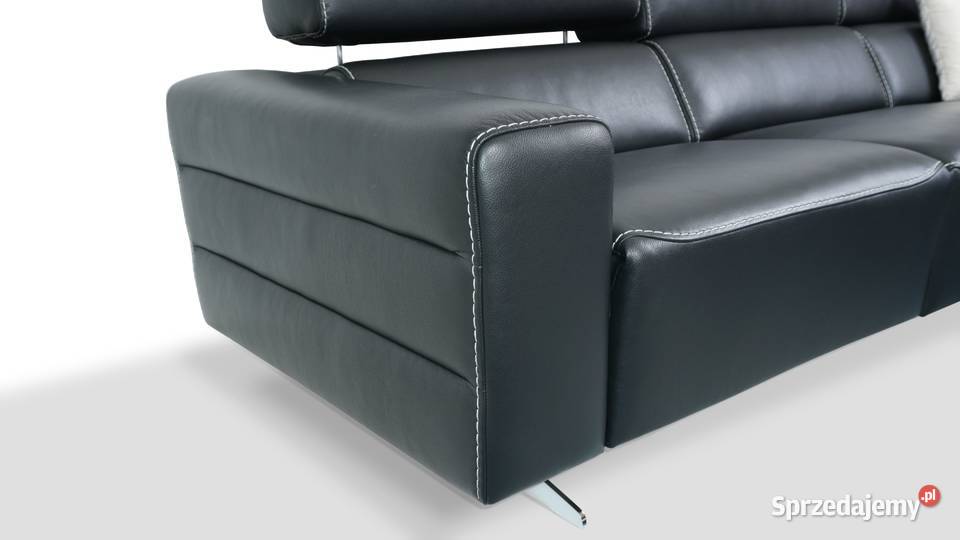 Narożnik skóra Regulowane zagłówki System relax Katowice sprzedam