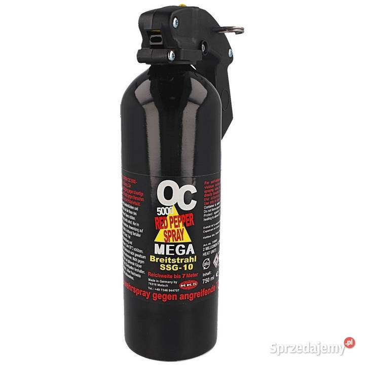 Gaz pieprzowy KKS OC 5000 Gel 750ml dysza HJF Maciejowice