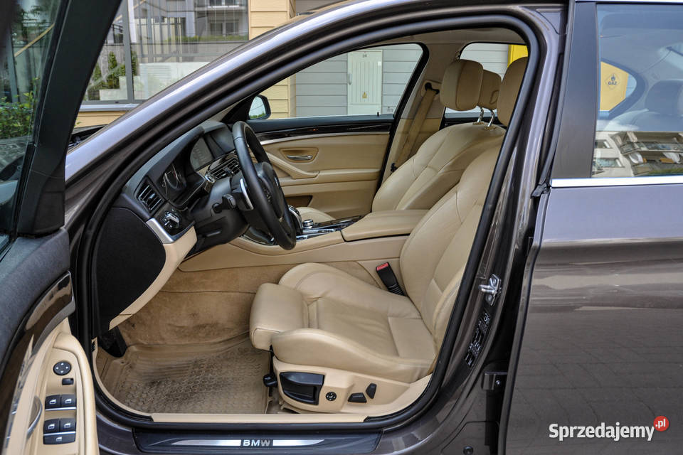 BMW Seria 5 F10 30d 245 Automat Skóry Rok produkcji 2010 Wrocław