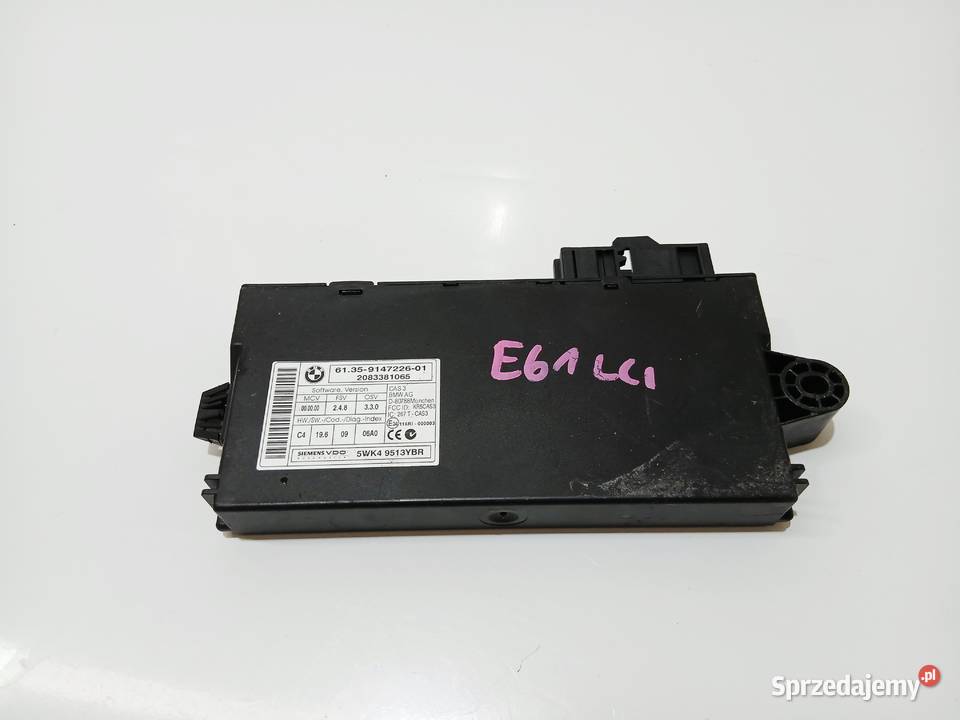 MODUŁ STEROWNIK CAS BMW E60 E90 E91 OE 9147226 lubelskie Strzyżewice