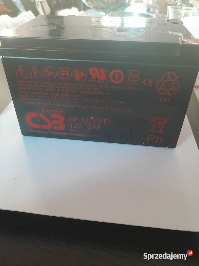 CSB Akumulator 12V 12Ah GP12120F2 Wieliczka sprzedam