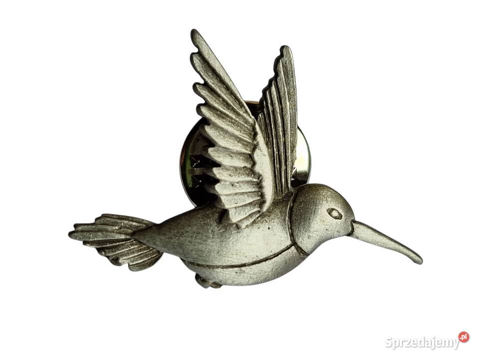 VINTAGE AUTORSKA BROSZKA CYNA JUBILERSKA KOLIBER śląskie Częstochowa