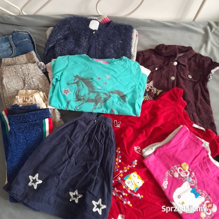 Paka ubrań dziewczynka 116122 291 sztuka 15 Bogatynia