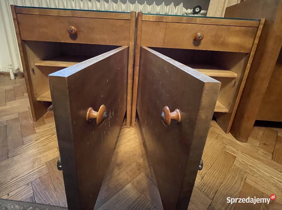 Meble art deco szafa 4 drzwiowa szafki nocne Meble do salonu