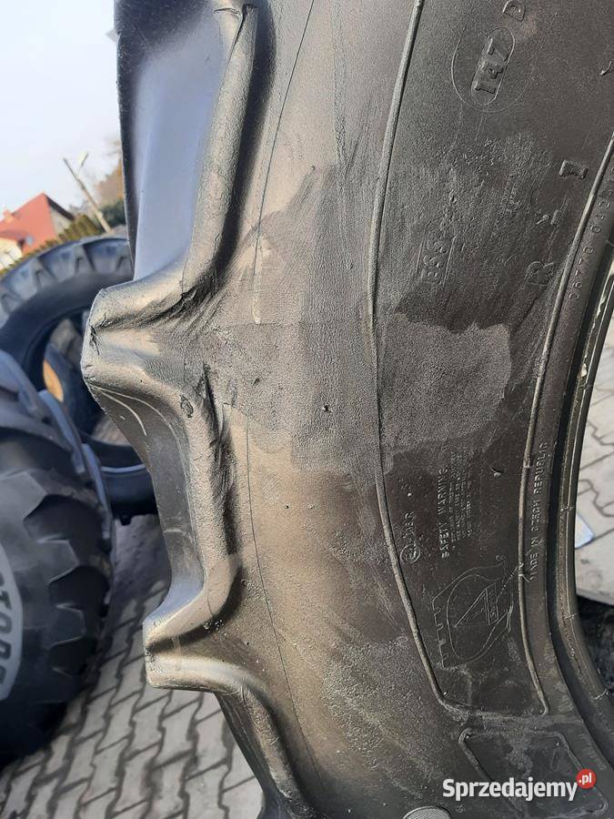 2x Opona używana rolnicza 54065R38 CONTINENTAL podlaskie Zaścianki