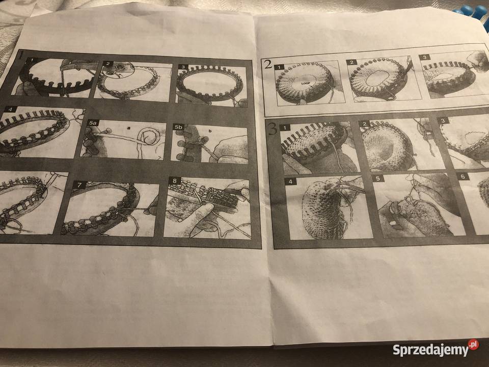 obręcz dziewiarska na golf komin czapkę 13 Zegrze