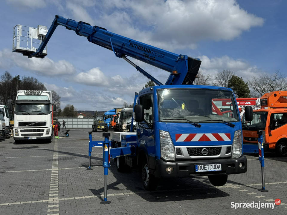 Nissan Cabstar Podnośnik Koszowy 22m RUTHMANN pełny VAT Motoryzacja Widełki