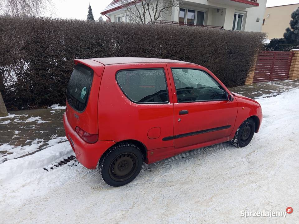 Fiat Seicento Sporting 11 ABARTH uszkodzony Koło