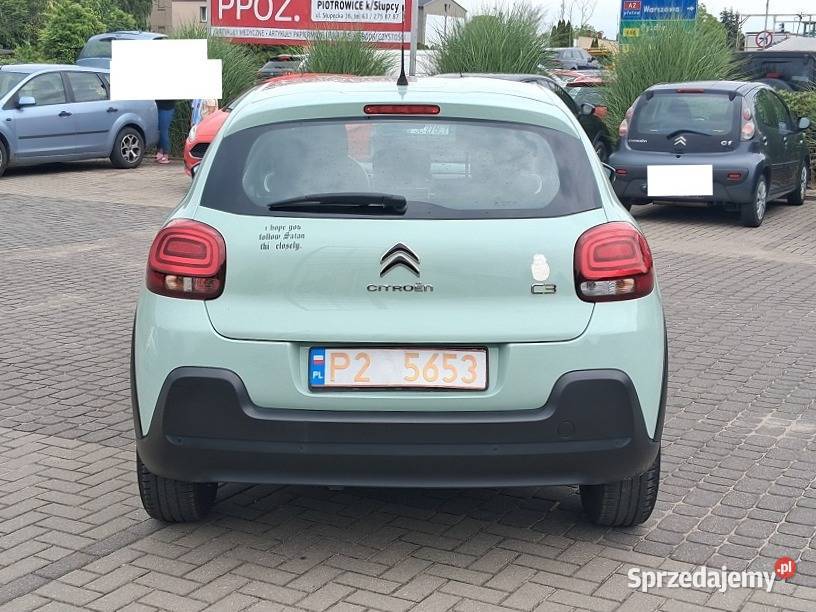 Citroen C3 Klima LED 62000 Przebiegu isofix Słupca