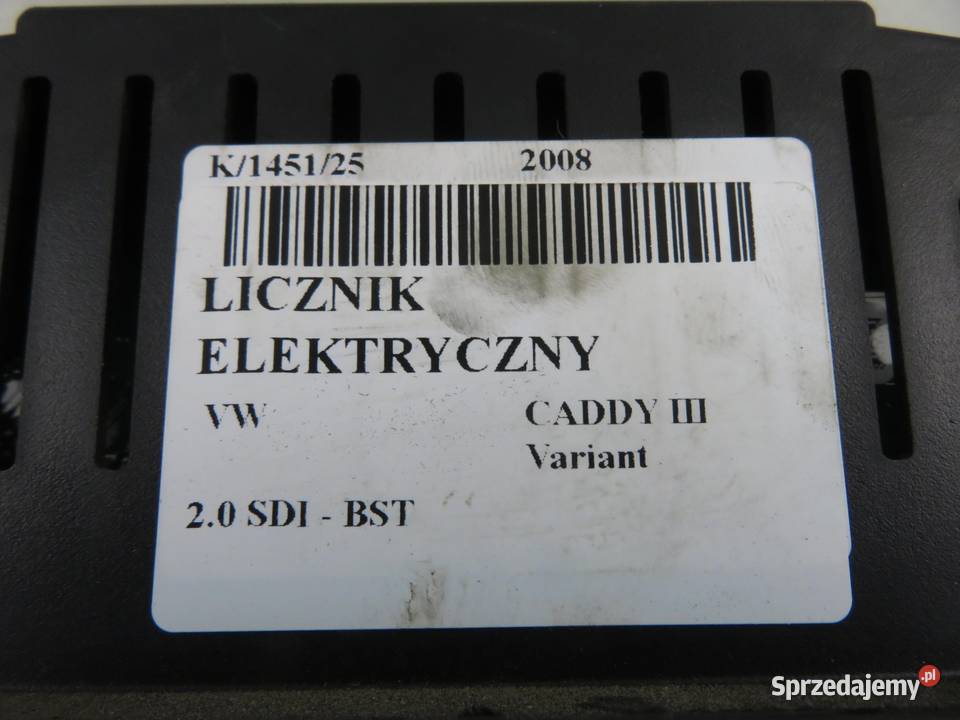 LICZNIK VW CADDY III Variant 20 SDI BST