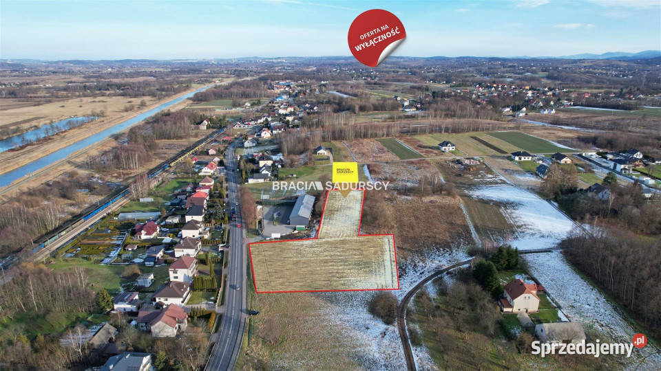 Działka do sprzedania 6100m2 Jaśkowice Krakowska