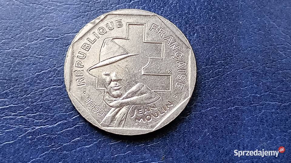 Stare monety 2 frank 1993 Francja podkarpackie