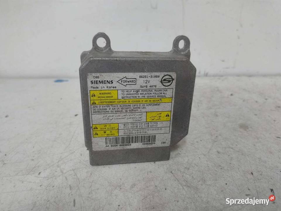 SENSOR AIRBAG SSANGYONG ACTION 8625131060 wielkopolskie sprzedam