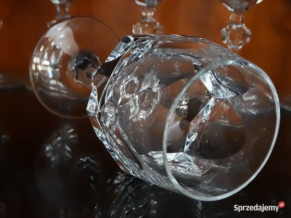 Kryształowe kieliszki do likieru kordialne x 6 Biłgoraj