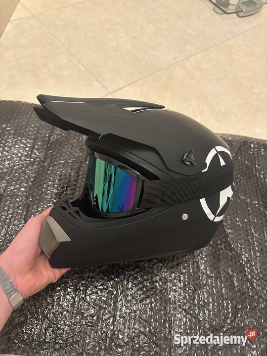 Kask motocyklowy fullface cross enduro ATV quad Poznań