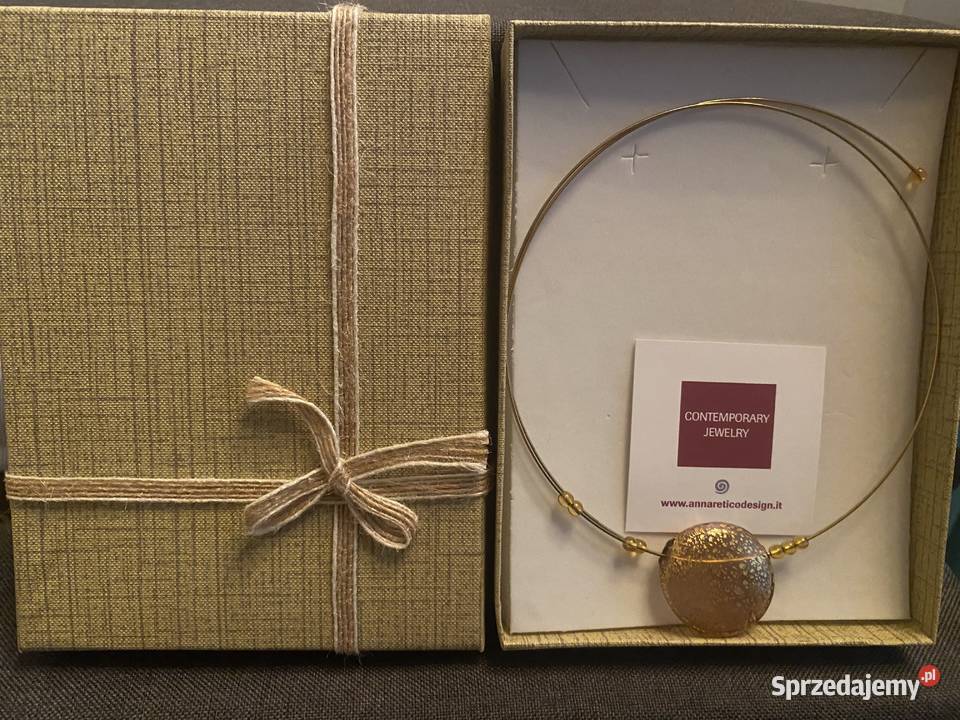 Naszyjnik z koralikami w kolorze złota Warszawa