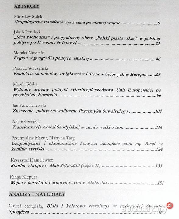 Przegląd Geopolityczny Tom 25 Lato 2018 miękka Pozostałe lubelskie Chełm
