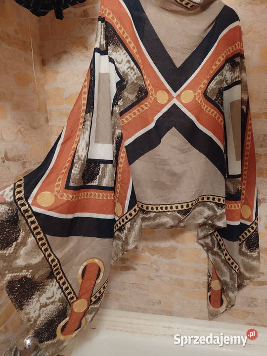 Hiszpańska duża chusta z łańcuchami z małopolskie Kraków