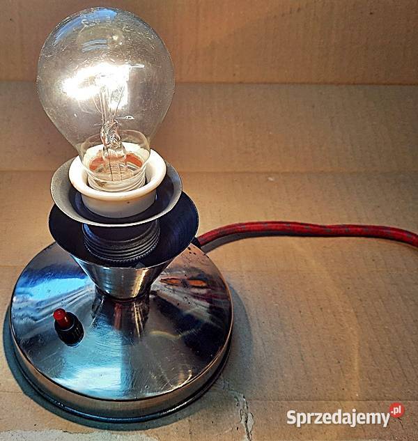 Lampa na stolik z lat PRL