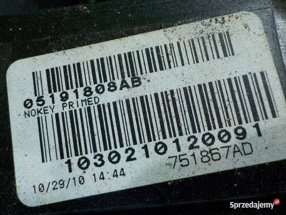 DODGE CALIBER 20 B 09r 5D blenda klapy tyl osobowe
