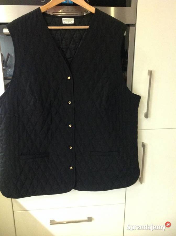 Bezrękawnik Kamizelka Damska Czarna Pikowana czarny lubuskie sprzedam