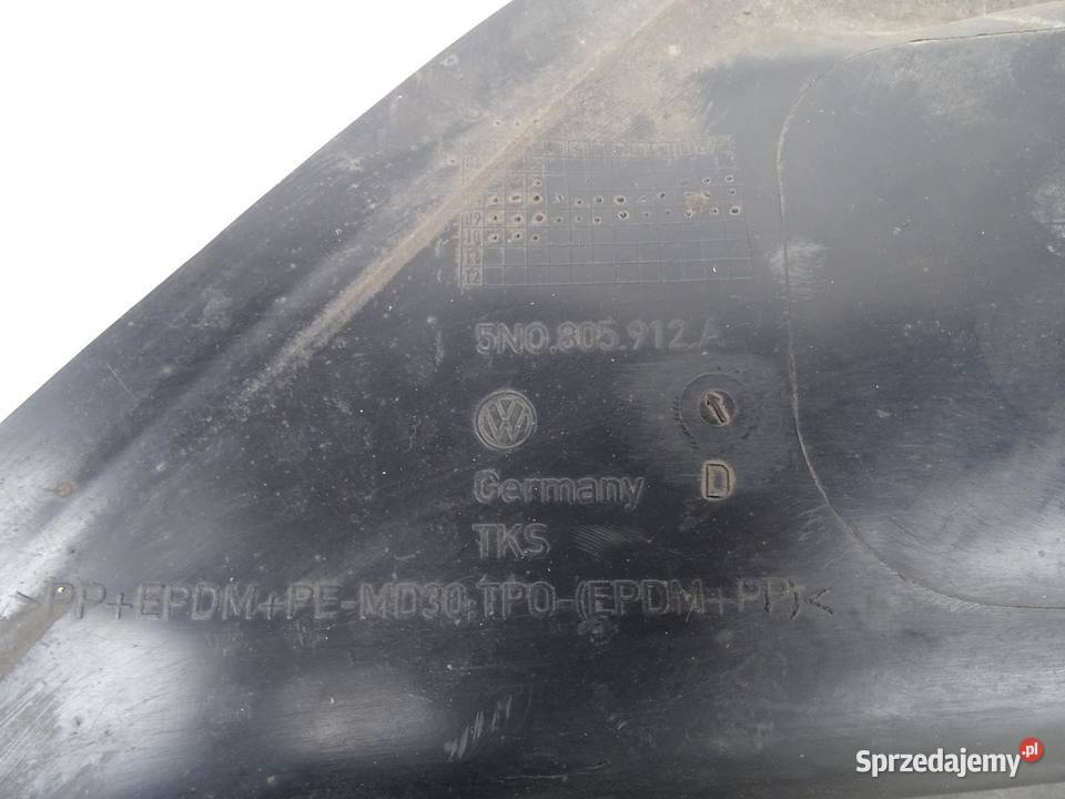NADKOLE PRAWE PRAWY PRZÓD PRZEDNIE 5N0805912A VW małopolskie