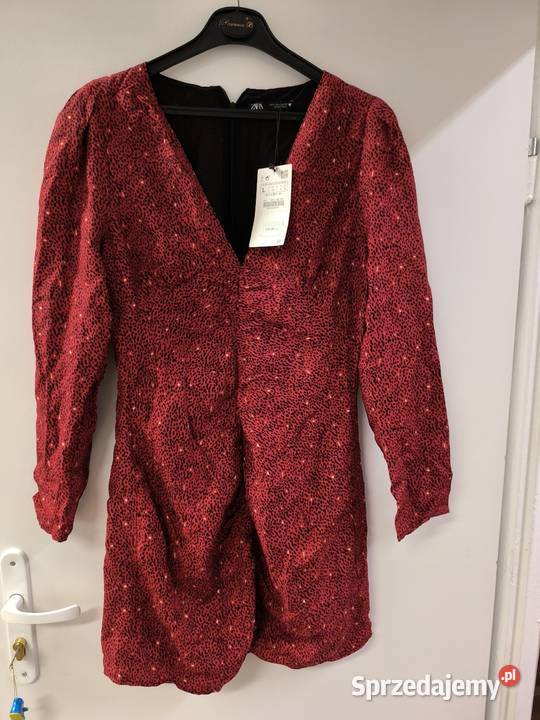 Sukienka czerwona czerwony śląskie Zebrzydowice