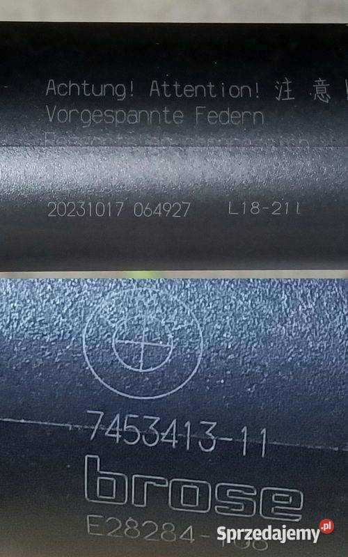 BMW 3 G21 TELESKOP SIŁOWNIK ELEKTRYCZNY KLAPY osobowe Siłowniki Pleszew