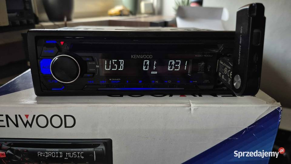 Radio smaochodowe KENWOOD 100U usb aux Radioodtwarzacze łódzkie