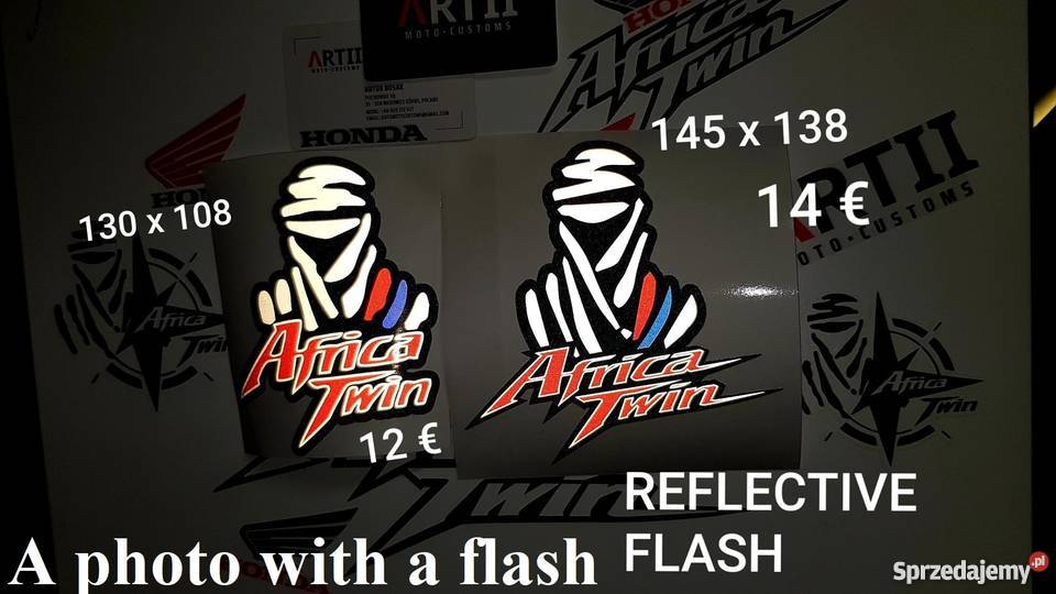 Reflective stickers Naklejka odblaskowa 145 x Piątkowiec