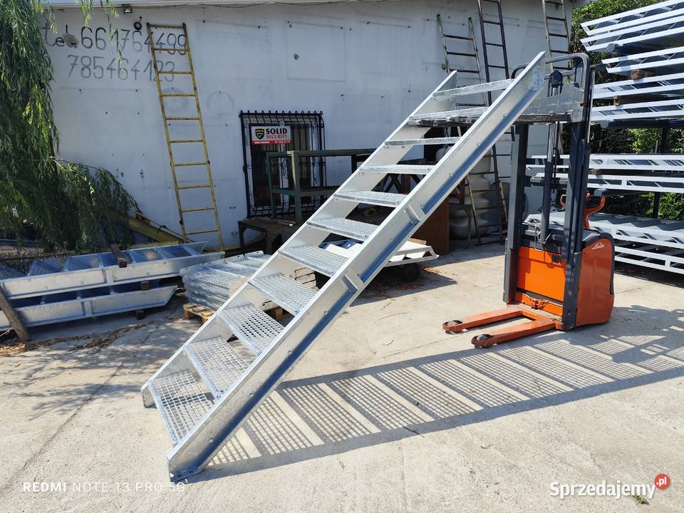 Schody metalowe wema wejście na 225 11 stopni lubelskie Elżbieta