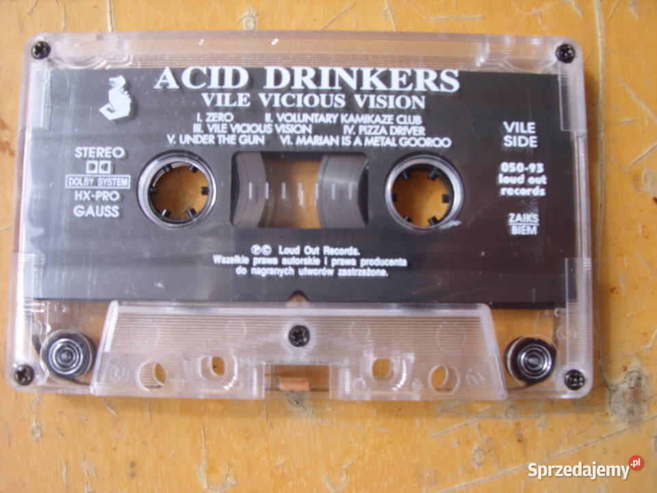 Rock kaseta ACID DRINKERS 3 kasety kaseta Wołów