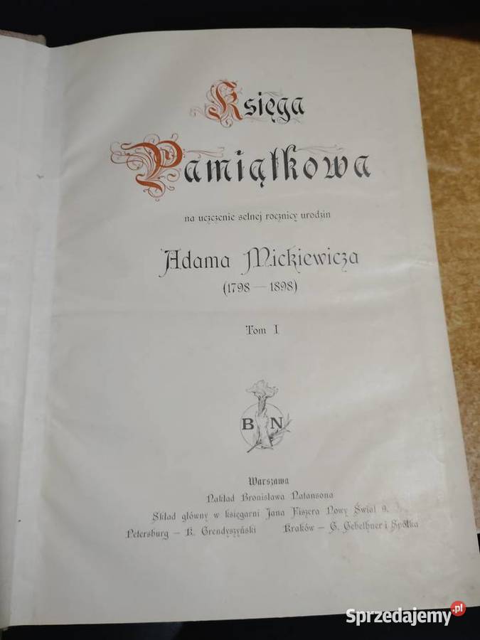 Księga pamiątkowa na uczczenie setnej rocznicy