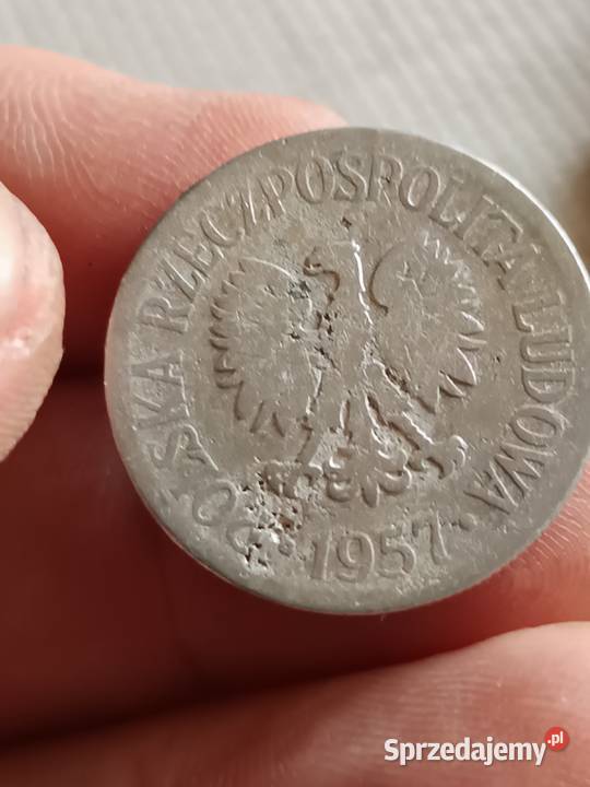 lekka skretka sprzedam monete 50 groszy 1957 Numizmatyka Chełm
