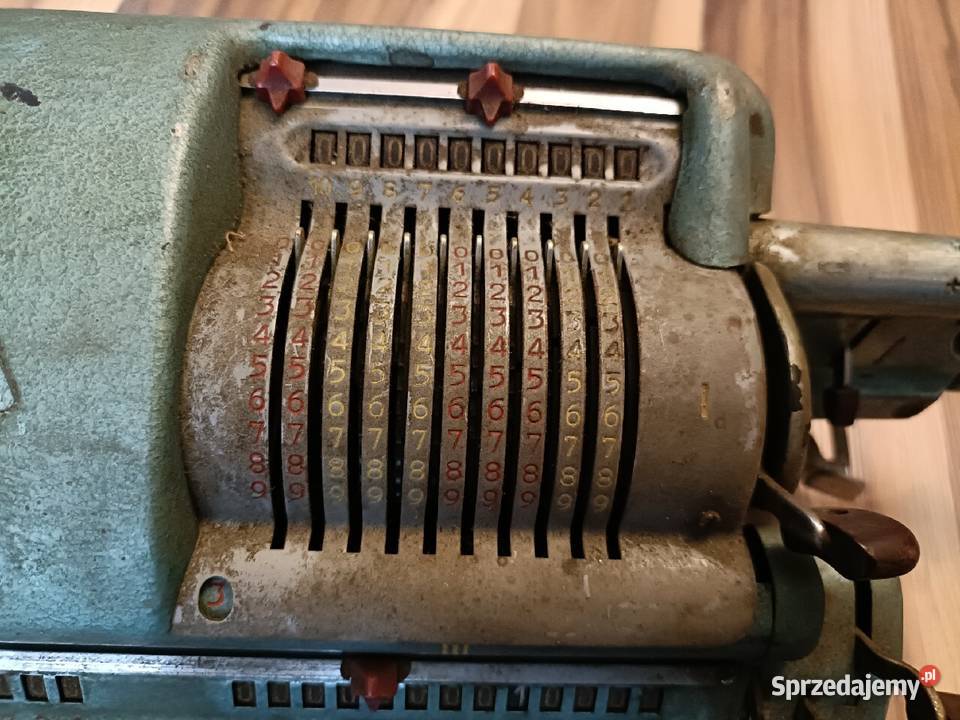 Kalkulator mechaniczny arytmometr maszyna do