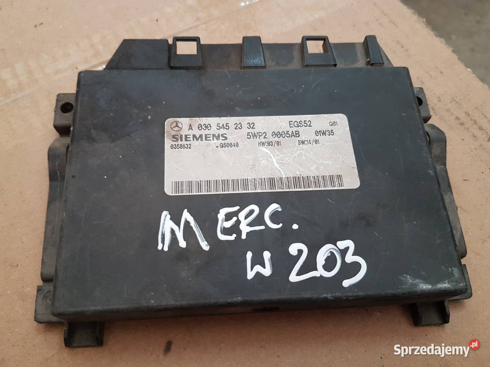 MERCEDES C KLASA W203 CLK MODUL SKRZYNI KOMPUTER komputery Układ elektryczny Turek